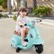 Plastic Licensed Kids Ride-On Motorcycle Vespa with LED Headlight and Horn Sound